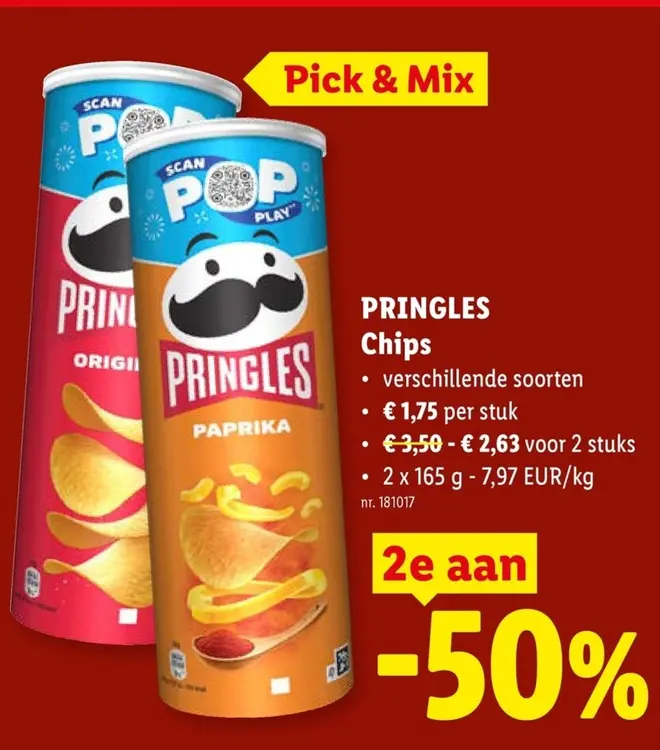 Promotie: Pringles Chips
