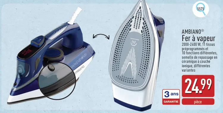 Offre: Fer à vapeur