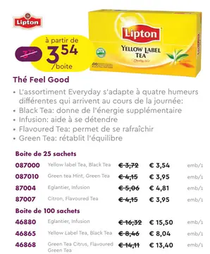 Offre: Thé Feel Good