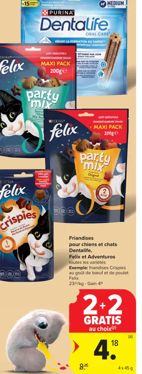 Offre: Friandises pour chiens et chats Dentalife, Fe