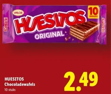 Aanbieding: Huesitos Chocoladewafels