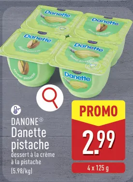 Offre: Danette pistache