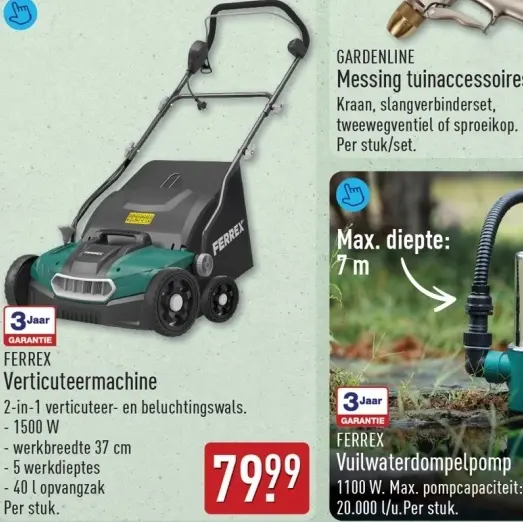 Aanbieding: Verticuteermachine