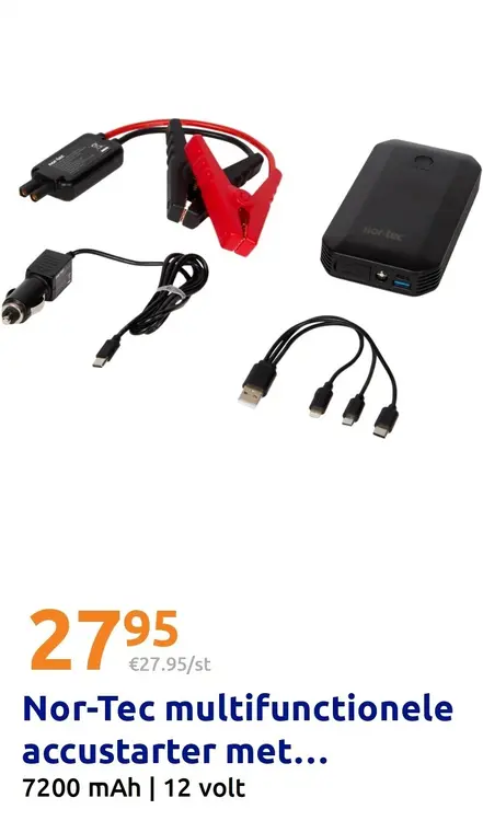 Aanbieding: Nor-Tec multifunctionele accustarter