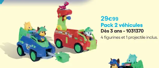 Offre: Pack 2 véhicules