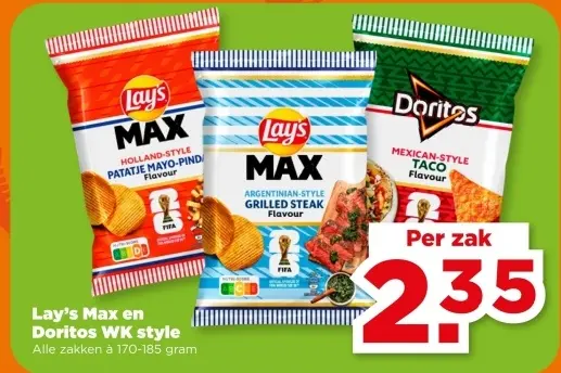 Lay's Max en Doritos WK style