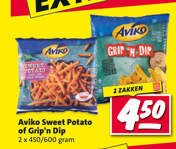 Aanbieding: Aviko Sweet Potato of Grip'n Dip