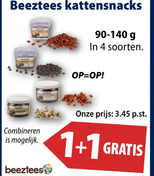 Aanbieding: Beeztees kattensnacks