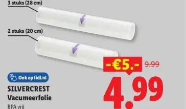 Aanbieding: Vacumeerfolie