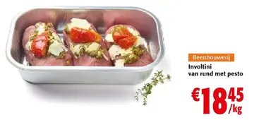 Aanbieding: Involtini van rund met pesto