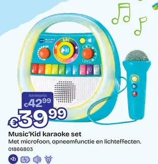 Promotie: Music'Kid Karaoke Set