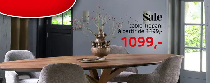 Offre: table Trapani