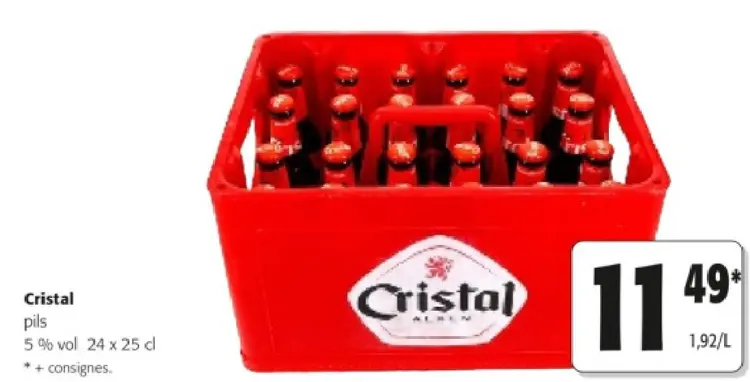 Offre: Cristal pils
