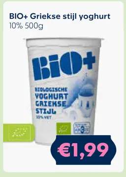 Aanbieding: BIO+ Griekse stijl yoghurt