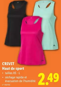 Offre: Haut de sport