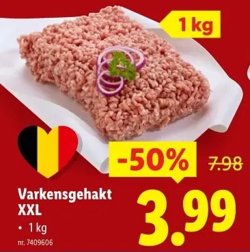 Promotie: Varkensgehakt XXL