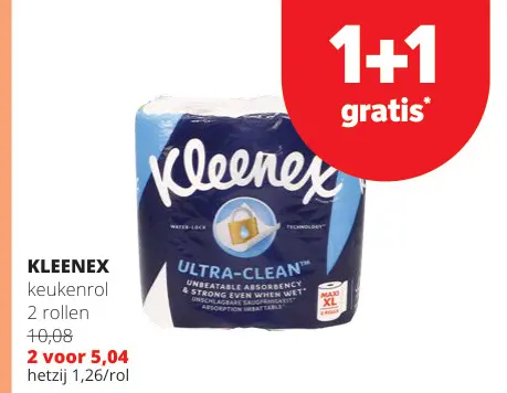 Promotie: KLEENEX keukenrol