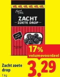 Aanbieding: Sweet Corner Zacht zoete drop