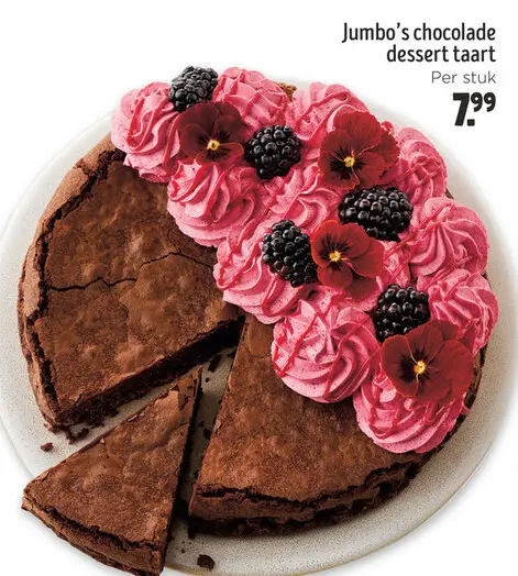 Aanbieding: Jumbo's chocolade dessert taart