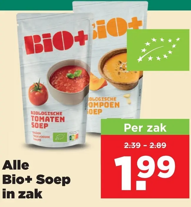 Aanbieding: Soep in zak