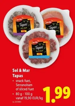 Promotie: Tapas
