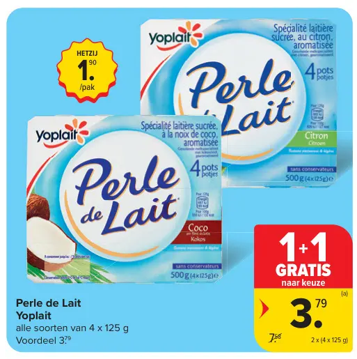 Promotie: Perle de Lait