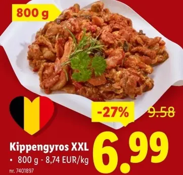 Promotie: Kippengyros XXL