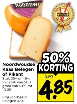 Aanbieding: Noordwoudse Kaas Belegen of Pikant