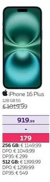 Aanbieding: iPhone 16 Plus