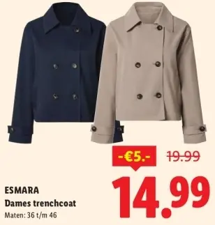 Aanbieding: Dames trenchcoat