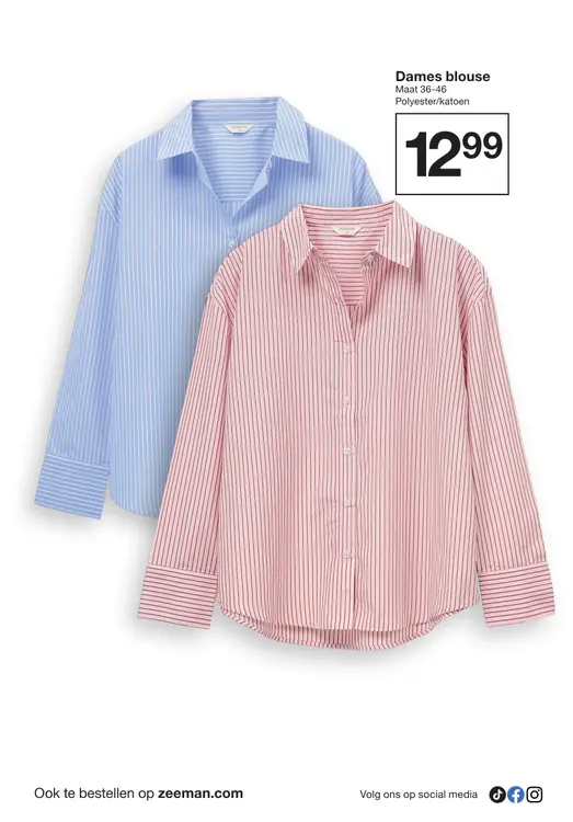 Promotie: Dames blouse