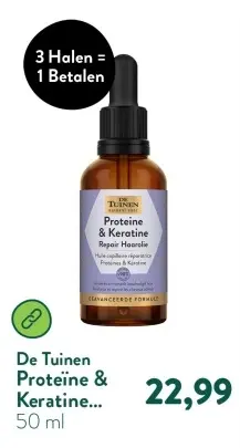 Aanbieding: Proteïne & Keratine Repair Haarolie