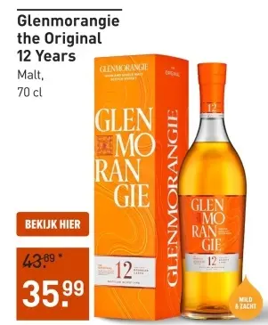 Aanbieding: Glenmorangie the Original 12 Years
