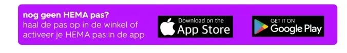 Aanbieding: HEMA pas