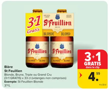 Offre: Biere St Feuillien