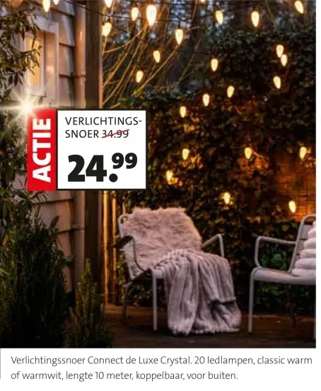 Aanbieding: Verlichtingssnoer Connect de Luxe Crystal