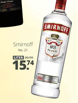 Aanbieding: Smirnoff No. 21