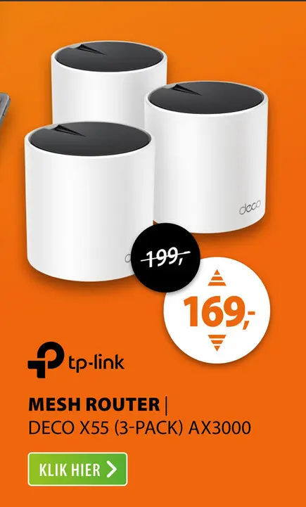 Aanbieding: TP-Link Deco X55 3-pack