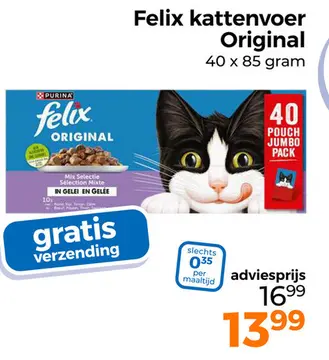 Aanbieding: Felix kattenvoer Original