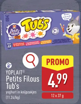 Promotie: Petits Filous Tub's