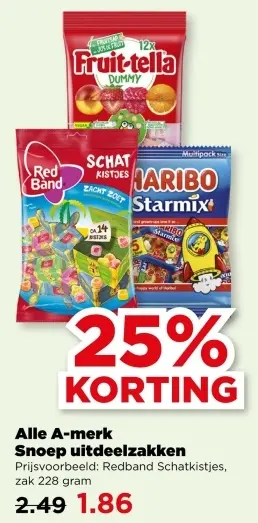 Aanbieding: Snoep uitdeelzakken