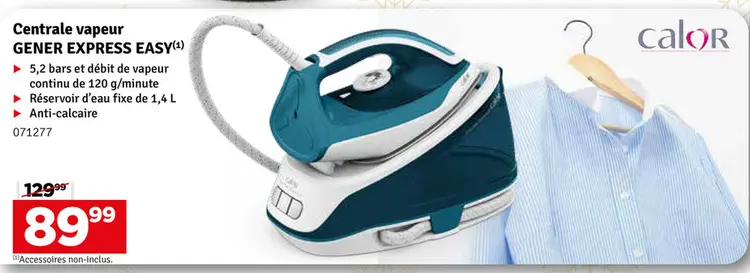 Offre: Centrale vapeur GENER EXPRESS EASY