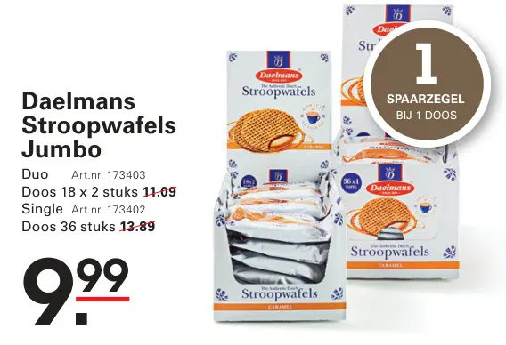 Aanbieding: Stroopwafels Jumbo