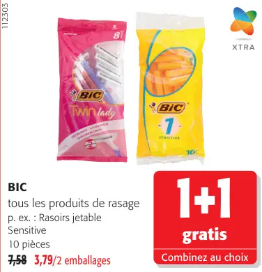 Offre: Rasoirs jetable Sensitive