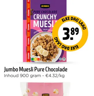 Aanbieding: Jumbo Muesli Pure Chocolade