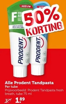 Aanbieding: Prodent Tandpasta