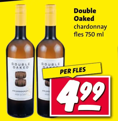 Aanbieding: Double Oaked chardonnay