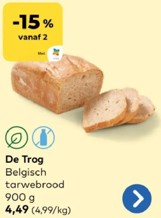 Promotie: Belgisch tarwebrood