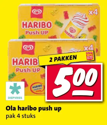 Aanbieding: haribo push up