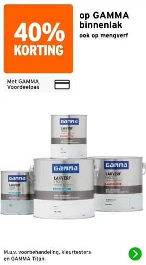Aanbieding: binnenlak